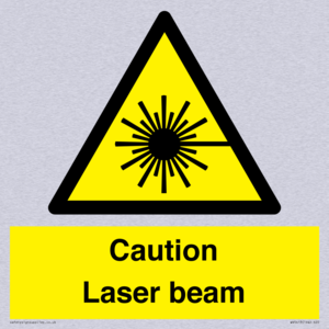 Caution Laser beam